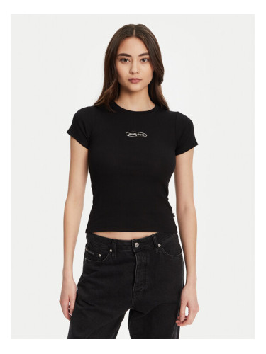 Guess Jeans Тишърт W5YP37 KA0H1 Черен Slim Fit