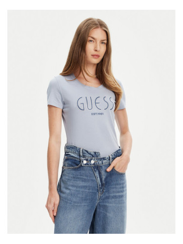Guess Тишърт W5YI05 J1314 Син Regular Fit