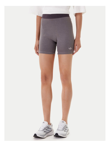 adidas Къс клин Essentials Rib JW3592 Сив Slim Fit