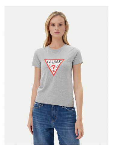 Guess Jeans Тишърт W4YI04 J1314 Сив Slim Fit