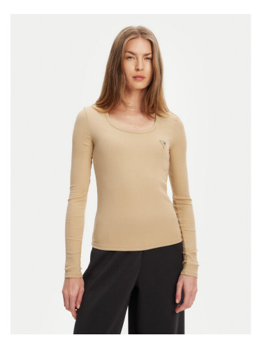 Guess Блуза V4BP07 K8RT2 Бежов Regular Fit