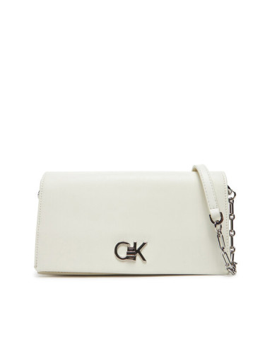 Calvin Klein Дамска чанта Re-Lock Mini Conv LV04F3103G Бял