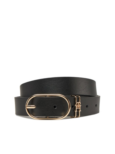 Tommy Hilfiger Дамски колан Feminine 2.5 AW0AW17494 Черен