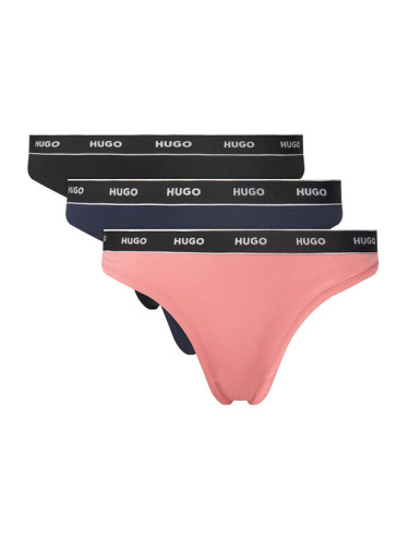 HUGO Комплект 3 чифта класически бикини Triplet Pack Briefs 50545694 Цветен