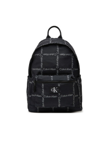Calvin Klein Jeans Раница City Grid Aop IU0IU00711 Черен