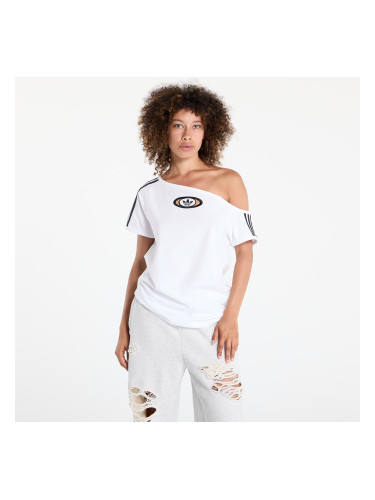 Тениска adidas Originals Campus 2000 Off Shoulder T-Shirt White M