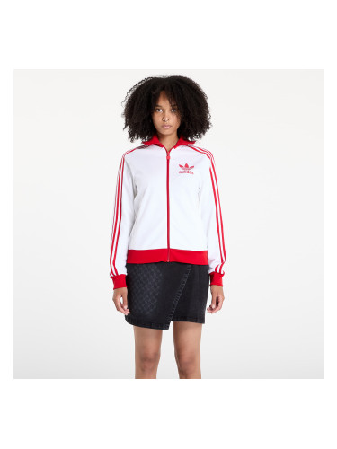 Суитшърт adidas Beckenbauer Track Top White/ Better Scarlet M