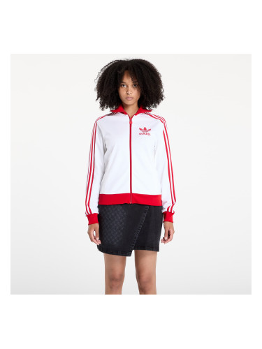 Суитшърт adidas Beckenbauer Track Top White/ Better Scarlet M