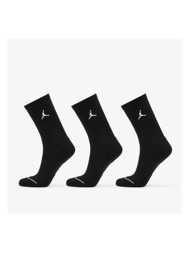 Чорапи Jordan Everyday Crew Socks 3-Pack Black/ White M