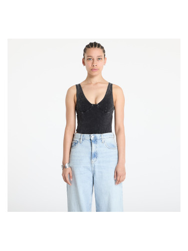 Patta Femme Acid Wash Bodysuit Black L