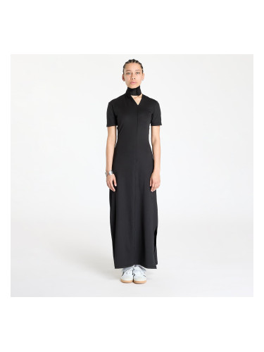 Облекло Y-3 Fitted Neck Closure Dress Black L