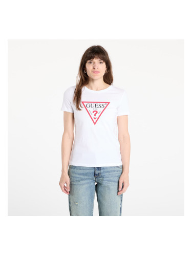 Тениска Guess Originals Ss Cn Original Tee White L