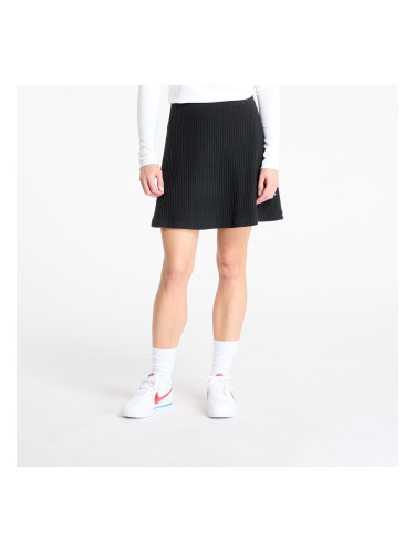 Пола Nike Sportswear Chill Knit Women's Ribbed Mini Skirt Black/ Black XS
