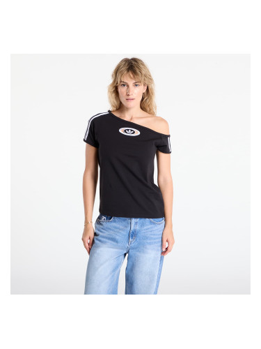 Тениска adidas Originals Campus 2000 Off Shoulder T-Shirt Black L