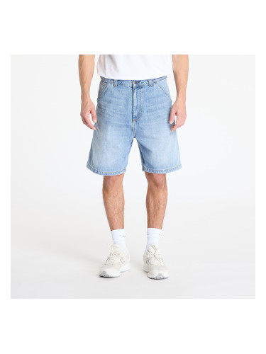 Къси панталони Carhartt WIP OG Single Knee Short Blue Burst Washed XS