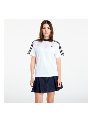 Тениска adidas Adicolor Football Jacquard T-Shirt White XS
