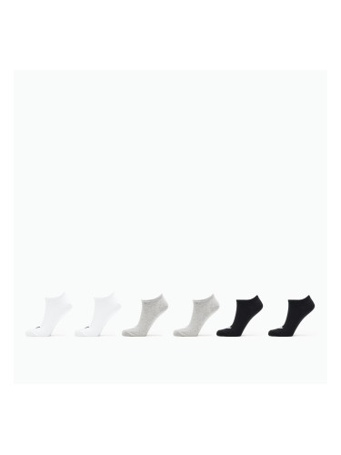 adidas Liner Socks 6-Pack White/ Medium Grey Heather/ Black S