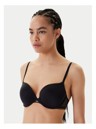 BOSS Сутиен push-up 50545346 Черен