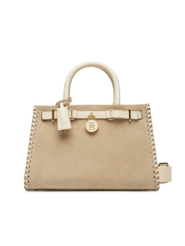 Tommy Hilfiger Дамска чанта American Icon Mini Tote Su AW0AW17469 Бежов