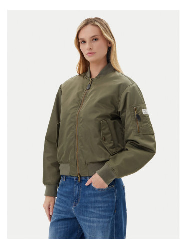 Guess Jeans Яке бомбър W5RL81 WHAA2 Каки Regular Fit
