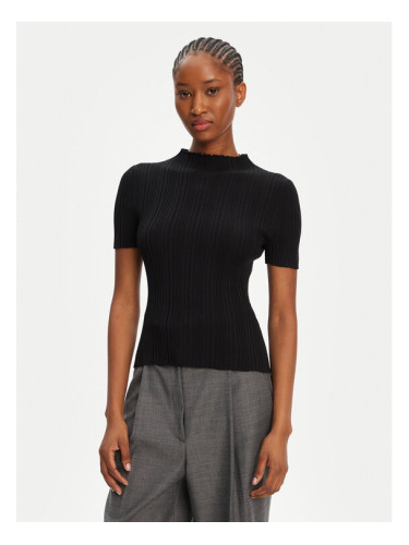 HUGO Пуловер Sarphapilk 50542598 Черен Slim Fit