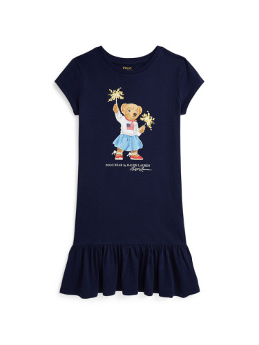 Polo Ralph Lauren Ежедневна рокля 313982151001 Тъмносин Regular Fit