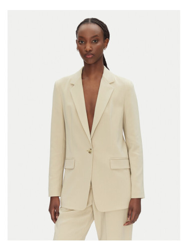 BOSS Сако Jocaluah 50490053 Бежов Regular Fit