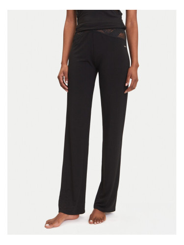 BOSS Долнище на пижама Peony 50545596 Черен Relaxed Fit