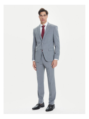 BOSS Костюм H-Huge 50546087 Сив Slim Fit