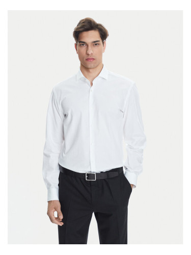 HUGO Риза C-Jason 50293691 Бял Slim Fit