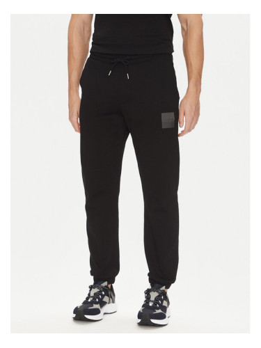 HUGO Долнище анцуг Dusplitan 50542866 Черен Relaxed Fit