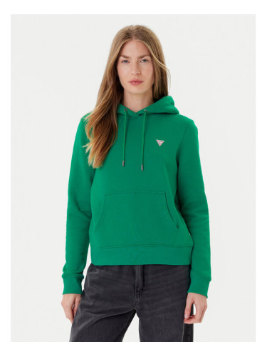 Guess Jeans Суитшърт W4YQ04 KC811 Зелен Regular Fit