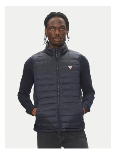 Guess Jeans Жилетка за костюм M5RN55 WHAB2 Тъмносин Regular Fit