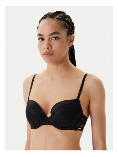 BOSS Сутиен push-up 50545334 Черен