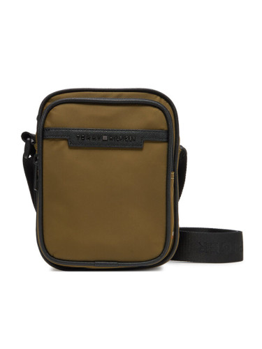 Tommy Hilfiger Мъжка чантичка Th Repreve Mini Reporter AM0AM13465 Кафяв
