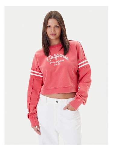 Guess Суитшърт W5YQ24 K68I4 Коралов Regular Fit
