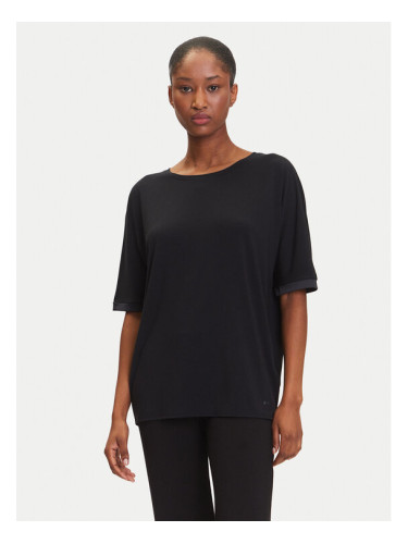 BOSS Тениска на пижама Sheen 50545569 Черен Relaxed Fit