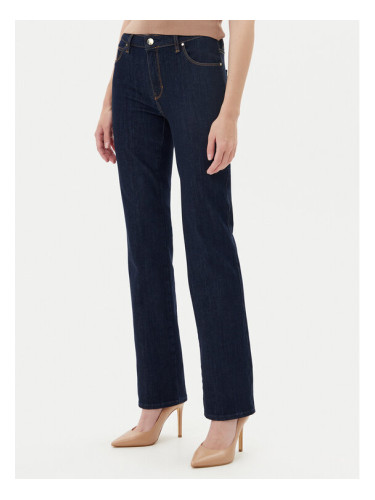 Guess Дънки W5YA15 D5PW1 Тъмносин Sexy Straight Fit