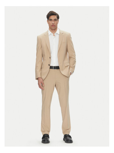 HUGO Костюм Henry/Getlin232X 50530116 Бежов Slim Fit