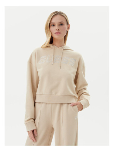 Guess Суитшърт V5GQ09 KCRP0 Бежов Relaxed Fit