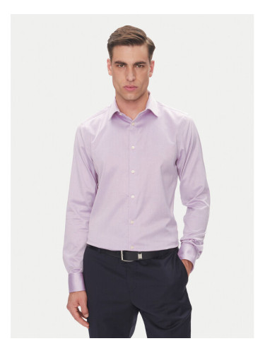 Calvin Klein Риза LV019EU035 Розов Slim Fit