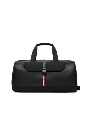 Tommy Hilfiger Сак Th Foundation Duffle AM0AM13481 Черен