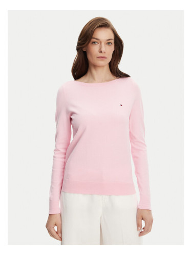 Tommy Hilfiger Пуловер WW0WW40099 Розов Regular Fit