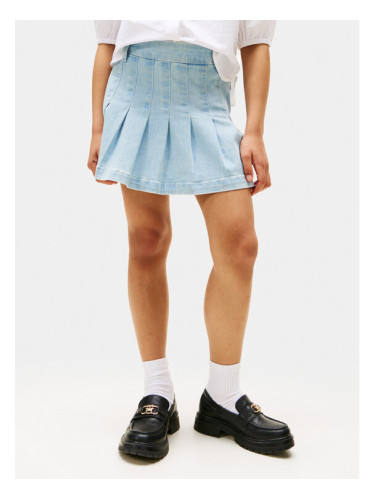 Tommy Hilfiger Дънкова пола KG0KG08743 Син Regular Fit