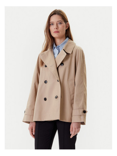 Tommy Hilfiger Тренч WW0WW45618 Бежов Regular Fit