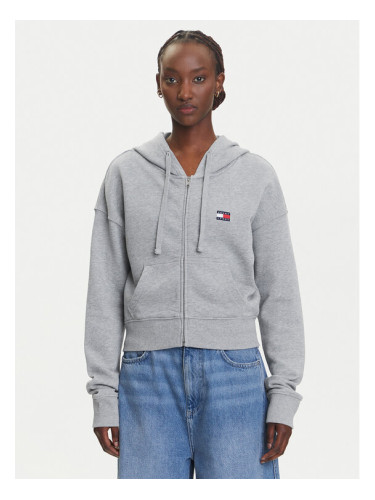 Tommy Jeans Суитшърт DW0DW21147 Сив Boxy Fit