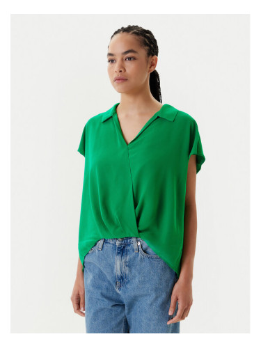 Calvin Klein Блуза LV044C199G Зелен Regular Fit