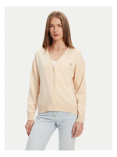 Guess Jeans Пуловер 168521 Бежов Classic Fit