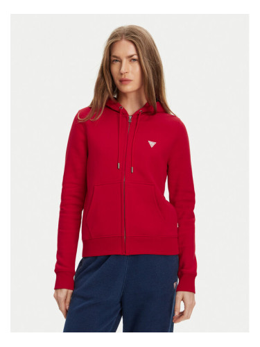 Guess Jeans Суитшърт W4YQ03 KC811 Червен Regular Fit