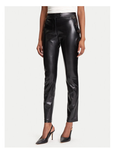 Marciano Guess Панталони от имитация на кожа 5YGB16 7363A Черен Slim Fit